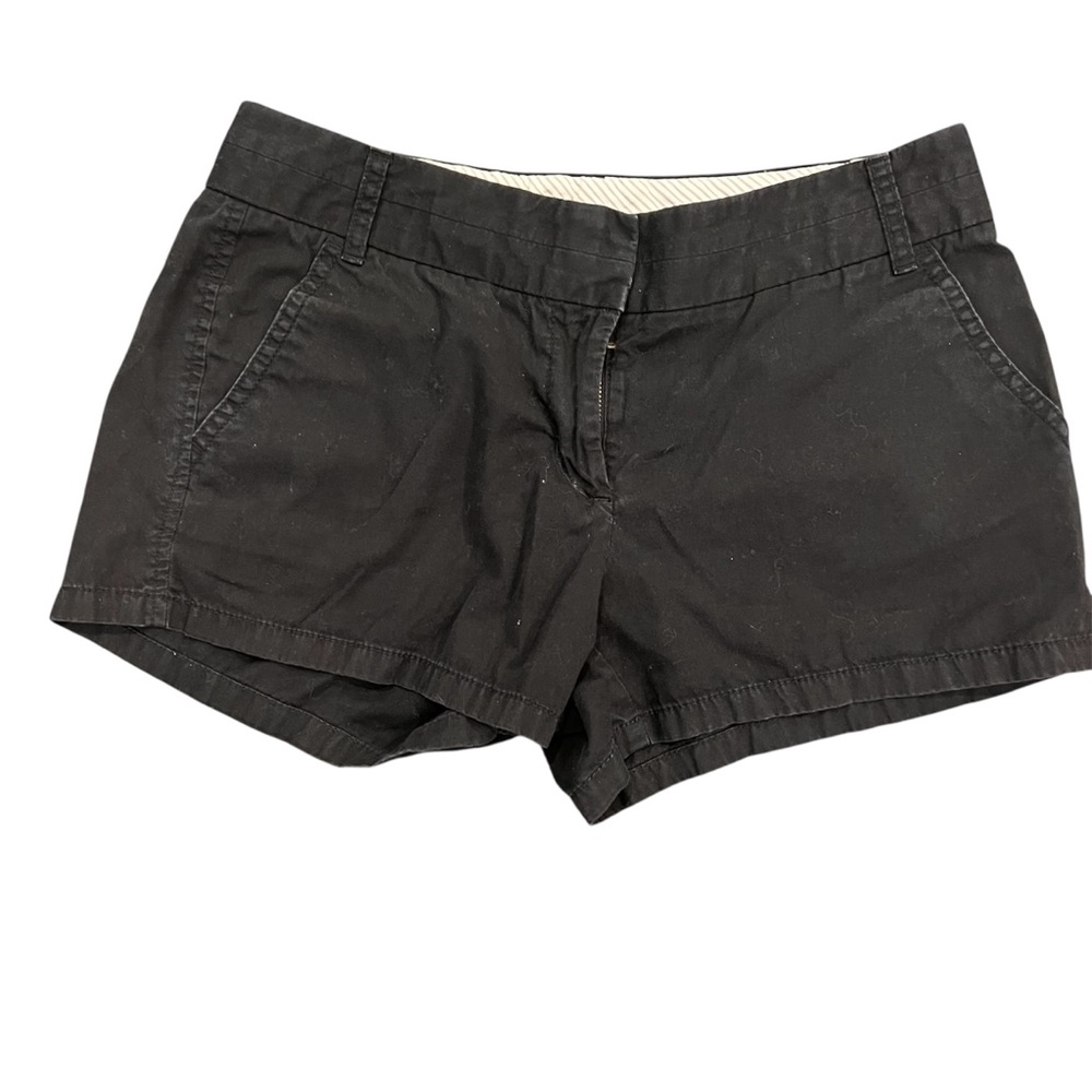 J. Crew Women's Black Favorite Chino Shorts Size 4